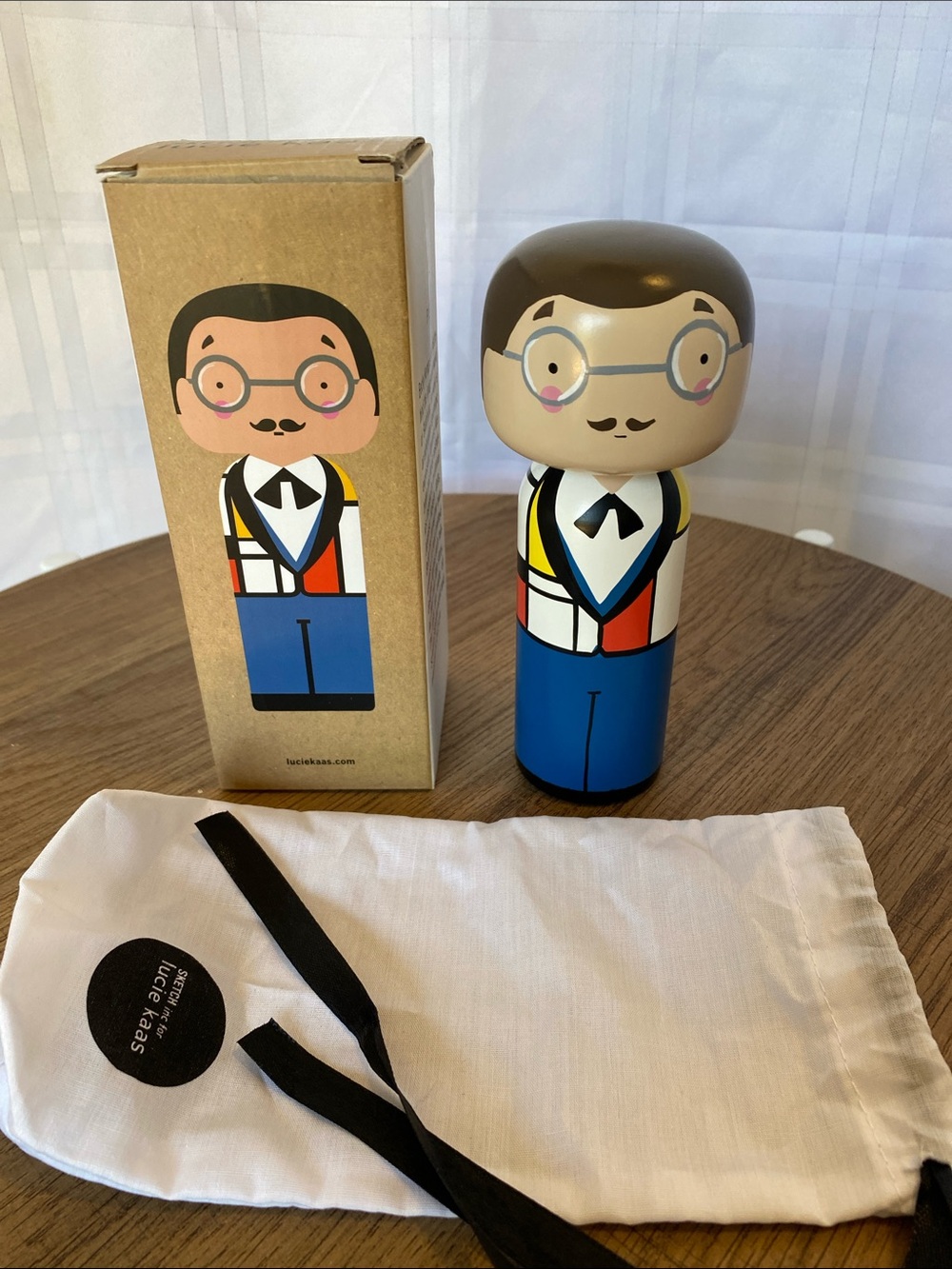 Kokeshi Piet Doll Figure Sketch.inc for Lucie Kaas Size 14.5 cm NEW